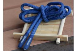 China Transparent Silicone Tips Polyester Braided Rope Logo Printed supplier