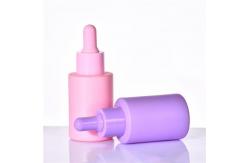 China Customized Macaron Glass Empty Essential Oil Bottle With Dropper Cap supplier