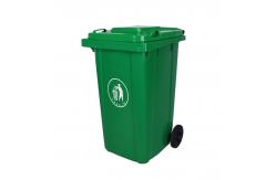 China Wholesale Large Garden Compost Bin Outdoor Plastic Garbage Bin with Wheels supplier