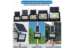 China 200W IP67 waterproof solar powered outside security lights led floodlight supplier