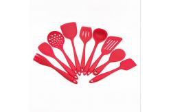 China Creative Non Stick Frying Pan Spatula Soup Spoon Silicone Kitchen Utensil Set supplier