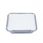 Disposable Food Packaging Aluminum Foil Storage Containers Rectangle Foil Tray With Lids