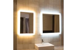 China Frameless Led Bathroom Mirror With Lights Stable Operation Illuminated Vanity Mirrors supplier