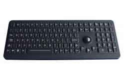 China Industrial Medical Silicone Computer Keyboard With Washable Trackball supplier
