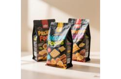 China Stand-Up Mylar Pouches With Resealable Zipper | Retail-Ready Shelf Display Solution supplier