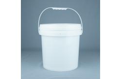 China Round Food Grade Plastic Buckets Stackable Reusable With Handle 1L-5L Capacity supplier