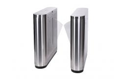 China RFID Card Reader 27cm Arm Waist Height Barrier DC24V Retractable Entrance Speed Gate supplier
