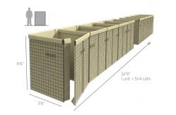 China Square Hole Mil 1 3.0mm Hesco Barrier Fortress supplier