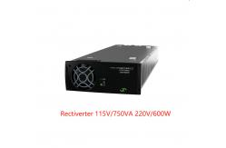 China Eltek DC AC Inverters Flatpack2 Rectiverter 220V 115V/750VA 220V/600W supplier