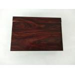 Square Reddish Brown Wood Finish Aluminium Profiles With Strong Stability for sale