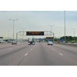 P25 4R2G Programable Led Sign , Outdoor Electronic Display Boards For Highway Three Lane for sale