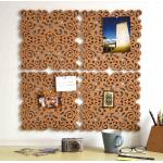 Memo Pin Board Cork Notice Boards For Kitchen Hollow Carved 12*12in 500pcs for sale