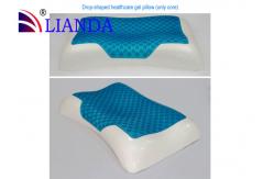 China Classic Cooling Aqua Gel Pillow Memory Foam Spandex Cover , Gel Cooled Pillow supplier
