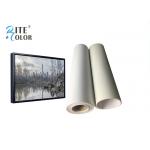 Stretched Polyester Canvas Rolls , Waterproof Matte Inkjet Digital Canvas Printing 260gsm