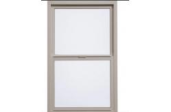 China White UPVC Single Hung Vinyl Replacement Windows With Mosquito Net American Style supplier