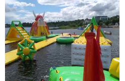 China 30m × 40m Giant Inflatable Water Park For Children With Customized Logo supplier