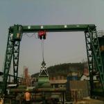 Remote Control A3 Single Girder Gantry Crane 5t~20t With Electric Hoist Trussed Type for sale
