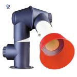 Telescopic Catheter Fume Extractor Hood Arm With 75 Aluminium Alloy Joint