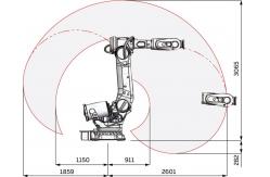 China ABB IRB 6700 Payload 200kg 6 Axis Robotic Welding Arm supplier