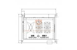 China Home Hospital Elevator Floor Display With Optional Intercom System / Emergency Light supplier
