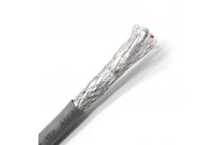 China Certificated Ftp Cat6A Solid 23AWG POE LAN Cable Pure Bare Copper Conductor supplier