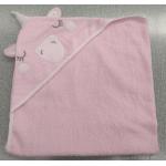 Oeko-tex certificated cotton soft unicorn design baby hooded towel for kids for sale