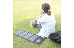 China Dual USB Charger 20W Foldable Solar Panel Bag Fold Away Solar Panels Lightweight supplier