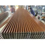 Wood Substitute WPC Composite Panel Cladding Laminated Louver for sale