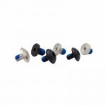 Sample Custom Plum Glue Screw Hexagon External Blue Glue Locking Bolt for sale