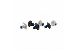 China Sample Custom Plum Glue Screw Hexagon External Blue Glue Locking Bolt supplier