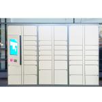 Intelligent Parcel Locker Self Pick Up PIN Access Option Indoor Use For Express Logistics Service Steel Material for sale
