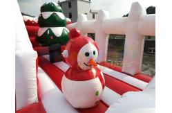 China Winter Theme Inflatable Bounce House Slide Snowman Combo Jumpers ROHS EN71 supplier