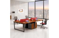 China Modular Open Area Workstation Wooden Cubicle Workstation Desk supplier