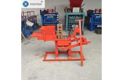 China Manual 2-40 Clay Mud Brick Making Machine Clay Interlocking Blocks supplier