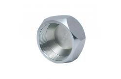China Hexagon C45  5/8  JIC thread 37 degree  blocking pipe end cap nut supplier