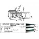 Low Loss Mechanical Control Cable Stationary Production Equipment Spare Parts for sale