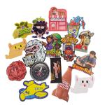Irregular Resealable 3.5g Childproof Mylar Bags Digital Print PET Ziplock Packaging For Edible Gummy Cookies  for sale