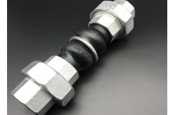 China Flexible Bsp Cast Iron Expansion Joint Threaded Epdm Synthetic Rubber supplier