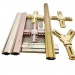 Full range of color 8*18 golden with anodize surface profile aluminum for hardware for doors and aluminum windows for sale