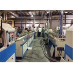 Waterproof WPC Plastic Profile Production Line For Skirting / Decking / Fence