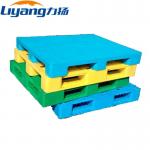 1 Way Economy Plastic Shipping Pallets Green Package Pallet HDPE for sale