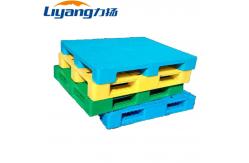 China 1 Way Economy Plastic Shipping Pallets Green Package Pallet HDPE supplier