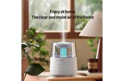 China Raindrop Aromatherapy Fire Flame Humidifier DC 5V 320ml With Auto Shut Off supplier