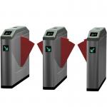Counter Swing Security Turnstile Gate RFID Card Reader / Barcode Reader System for sale