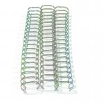 Rainbow Double Metal Spiral Binding Wire With Electroplating for sale