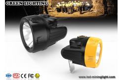 China Most powerful IP67 safety Led Coal Mining Lights rechargeable with 7000lux 110lum supplier