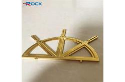 China Arched Gold Windows Colonial Bars In Double Glazing Decorative Hardware supplier