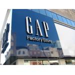 Shopping Mall 3D Letter Signs Acrylic Front-panel For Gap for sale