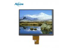 China 8 Inch 1024x768 TFT LCD Display with LVDS Interface 1000cd/m2 supplier