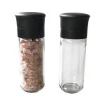 Ceramic Grinder 128mm 136g 100ml Spice Glass Jars for sale